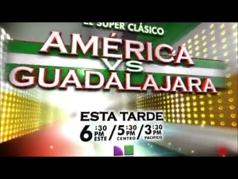 Futbol Mexicano: El Super Clasico (America vs Chivas) Promo on Univision - October 26th, 2009