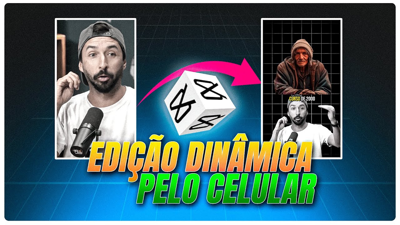 Como fazer Edição Dinâmica pelo Celular - CAPCUT