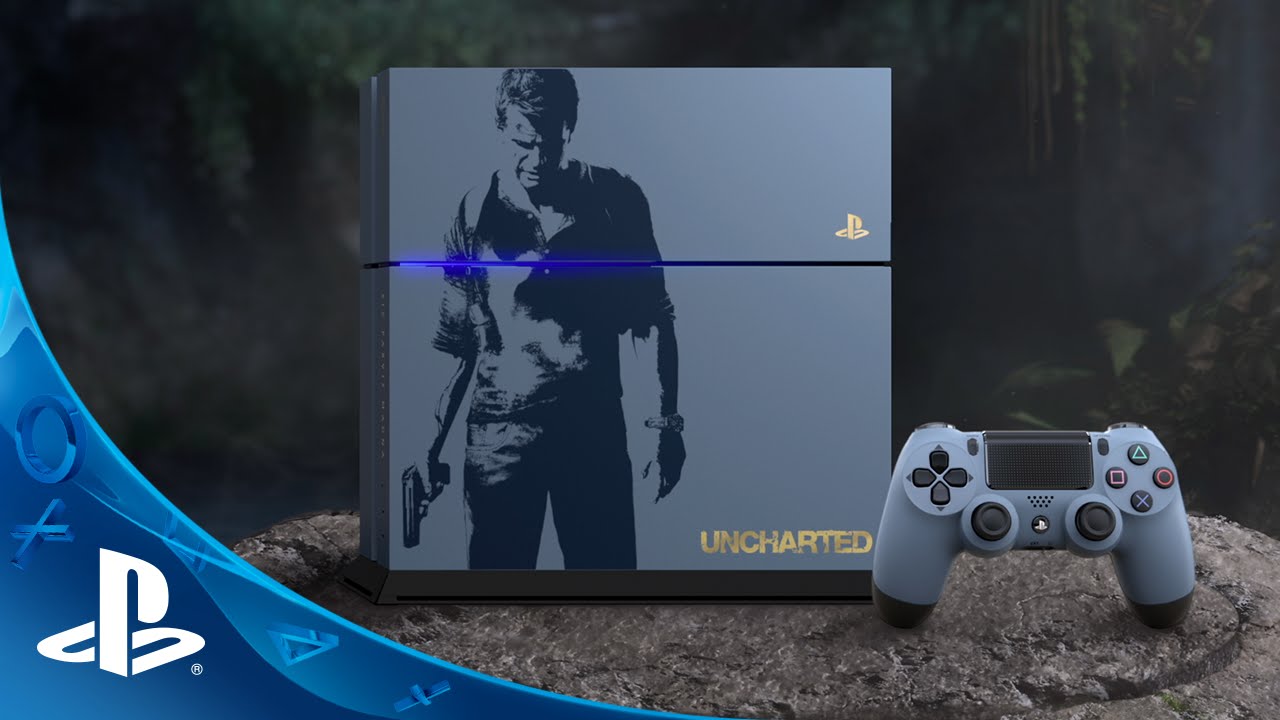 Sony PlayStation 4 Uncharted 4: Limited Edition Bundle 500GB Gray Blue  Console for sale online