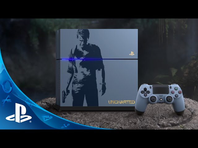 Console PS4 édition Limitée Uncharted 4 – Version 2016 Avec Jeu – Très Bon état