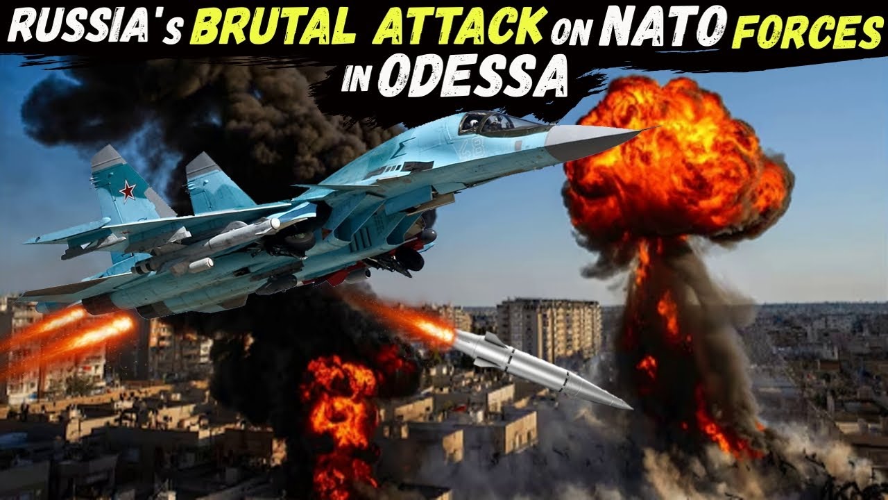 ODESSA on FIRE: Russia Wiped Out NATO Joint Coordination Headquarters full of FRENCH and UK Officers