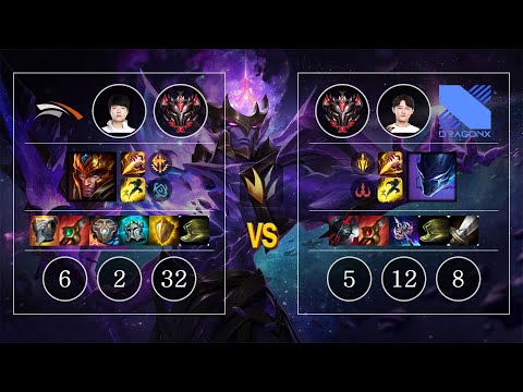 HLE Haru Jarvan IV vs DRX Pyosik Nocturne Jungle - KR Patch 10.12