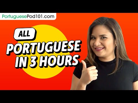 Learn Portuguese in 3 Hours - ALL the Portuguese Basics You Need
