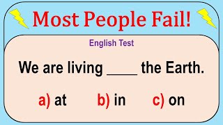 Most People FAIL This English Grammar Quiz 💫 | Only Geniuses Can Pass!