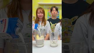 いる??いらない??ジュース作りチャレンジ🍹🍓#shorts