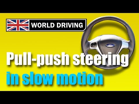 How To Steer a Car - Pull Push Steering - Learning to Drive