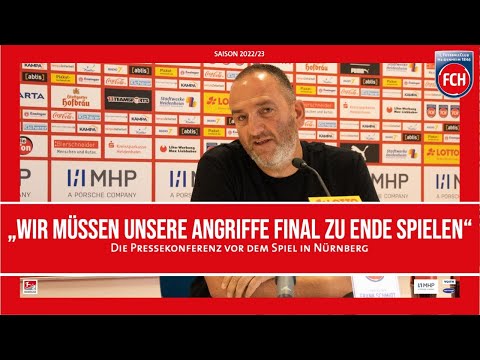 Die Pressekonferenz vor dem Spiel in Nürnberg