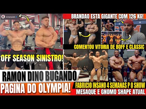 RAMON DINO BUGANDO INSTA DO OLYMPIA! BRANDAO COMENTA SOBRE BOFF E CLASSIC, FABRICIO INSANO! MESAQUE