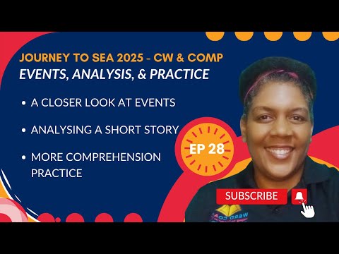 Ep. 28 Event Reports, Analysing a Story, Comprehension Key Words