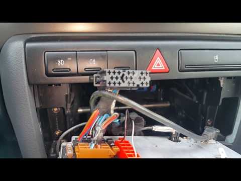 Инсталляция адаптера AUX, MP3 в штатную магнитолу AUDI [ AUX Adapter Installation ]