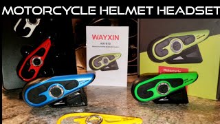 Wayxin R15 Motorcycle Helmet Headset | Motorcycle Bluetooth Headset