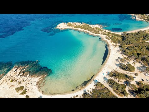Chalkidiki | Greece | 4K Drone Footage | Beautiful Beaches in Sithonia & Kassandra