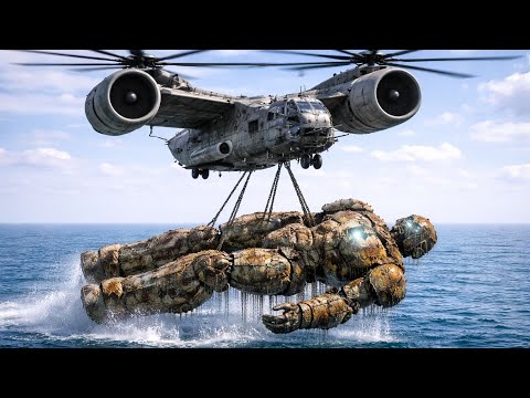 Unbelievable Restoration — A Giant Robot Submerged for 55 Years Recovered from the Ocean Floor