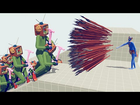 EVERY GOD UNITS vs BOBBLE The CLOWN scp 993 | TABS - Totally Accurate Battle Simulator