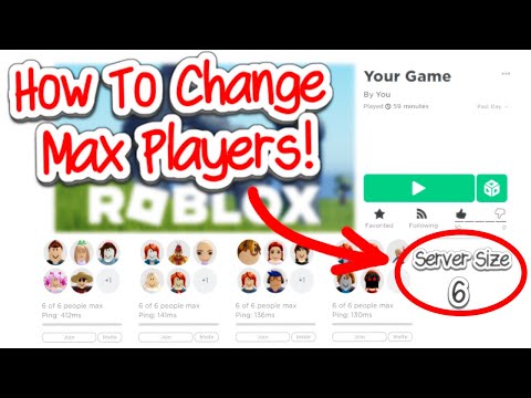 How to Change Max Players on Roblox Games! (2025)