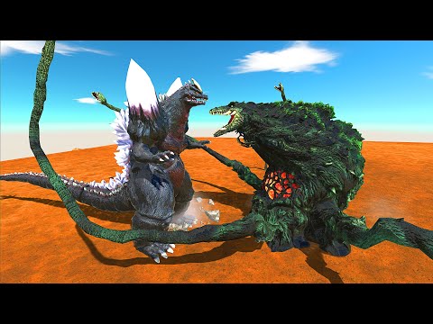 SPACE GODZILLA VS BIOLLAANTE - Animal Revolt Battle Simulator