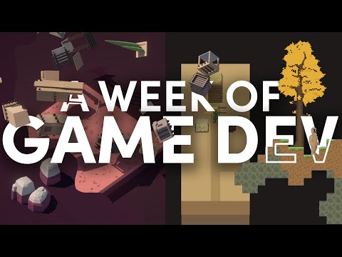 A Week of Indie Game Dev Progress in 10 minutes - Devlog