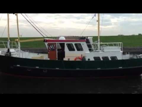 Dutch fishing cutter as yacht