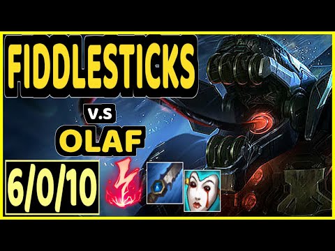 PANTS ARE DRAGON (FIDDLESTICKS) vs OLAF - 6/0/10 KDA JUNGLE CHALLENGER GAMEPLAY - NA