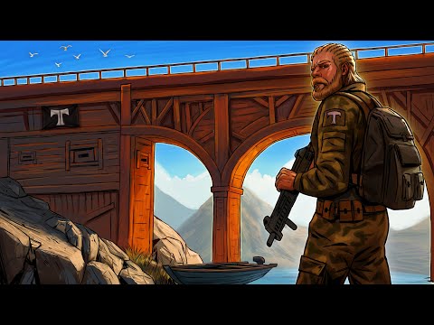 I Lived Solo in a HIDDEN Bridge Base in SCUM...