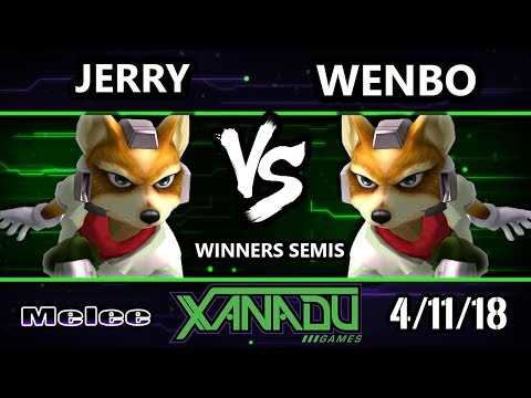 S@X 245 SSBM - Jerry (Fox) Vs. Wenbo (Fox)  - Smash Melee Winners Semis