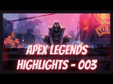 Apex Legends Highlights - 003 [Funny Moment, Double tap trigger, peacekeeper, Prowler, Squad wipe]