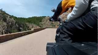 preview picture of video 'Itinéraire moto conseillé : Calanche de Piana vers Partinello Corse en R1200GS & Gopro HD2'