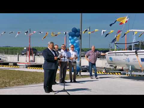 Otwarcie centrum sportów wodnych w Dźwirzynie