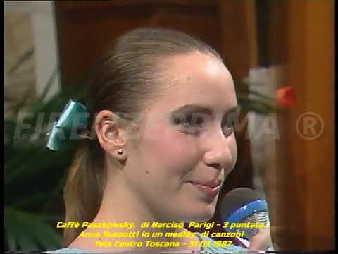 Caffè Paszkowsky. di Narciso Parigi. Anna Bussotti in un medley di canzoni. Tele Centro Toscana 1987