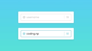 Limit Input Characters using HTML CSS &amp; JavaScript