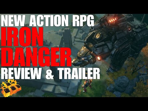 IRON DANGER REVIEW! NEW ACTION RPG!! IRON DANGER GAMEPLAY!!! IRON DANGER TRAILER IN 4K!!!!