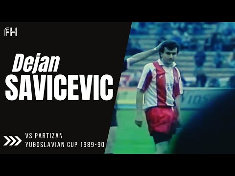 Dejan Savicevic ● Skills ● Crvena Zvezda 1:0 Partizan ● Yugoslavian Cup 1/2 Final 1989-90