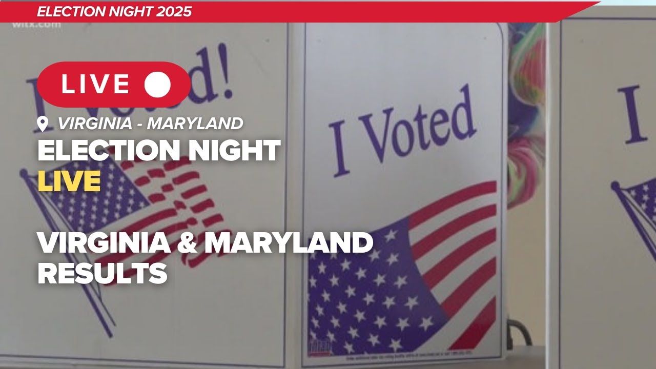Live Election Results in Virginia & Maryland | Governor, Local Races, Real-Time Coverage | WUSA9