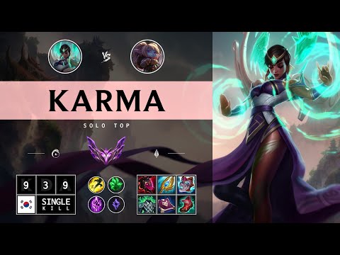 Karma Top vs Poppy - KR Master Patch 14.12