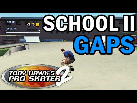 Tony Hawk's Pro Skater 2 (PS1) - School II All Gaps
