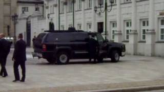 Secret service WHCA Roadrunner, Barack Obama in Warsaw, Poland