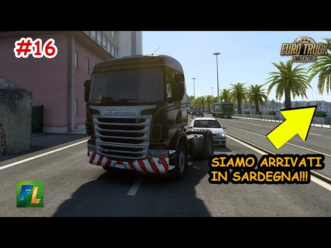 Eseguiamo la 1a consegna in Sardegna - Gameplay ITA - Euro Truck Simulator 2 - #16