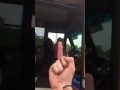 Kid Flips Off Bus Driver