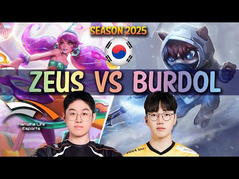 HLE Zeus GWEN vs Burdol KENNEN Top - Patch 25.10 KR Ranked | lolrec