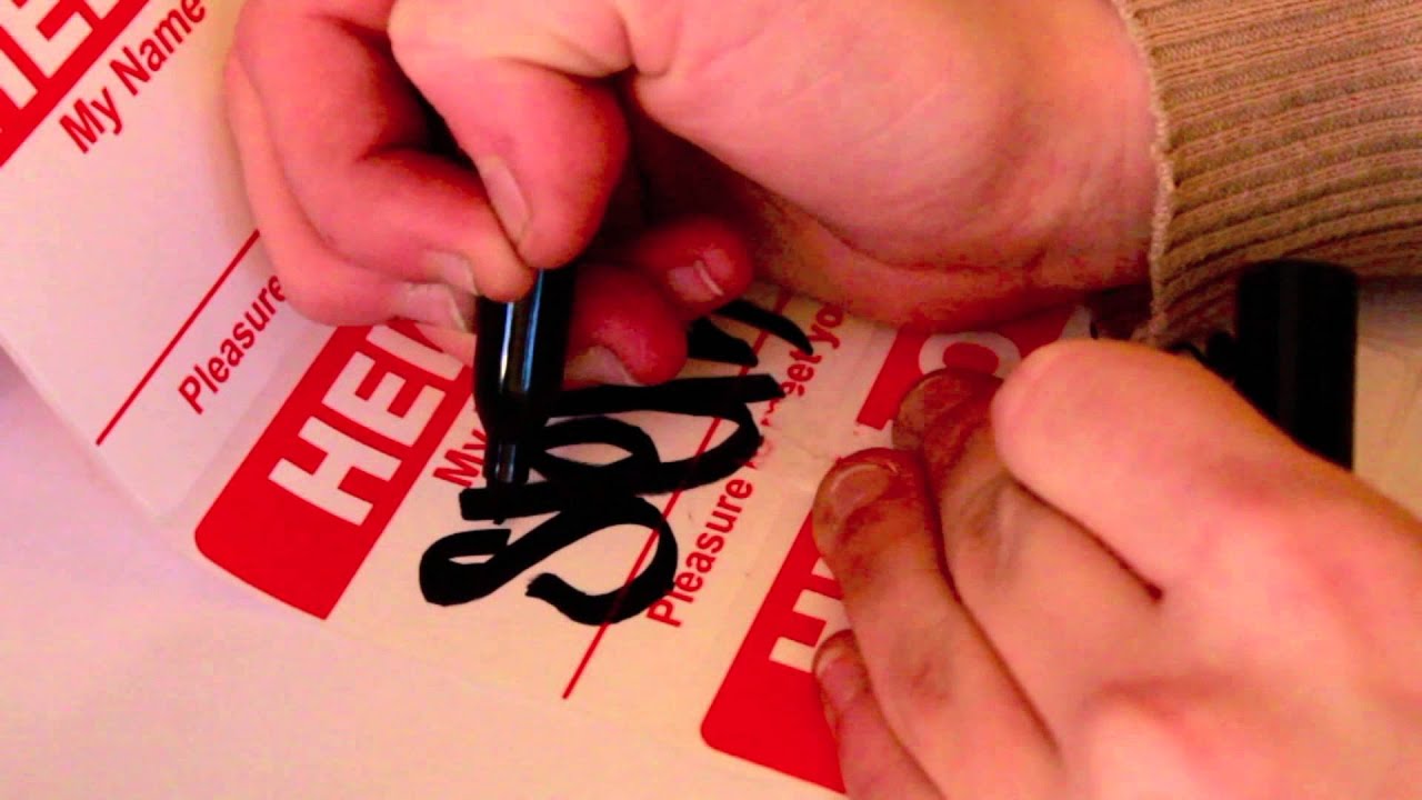 Hello My Name Is-Sticker Unboxing
