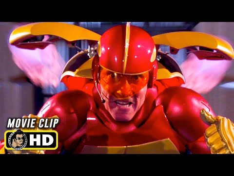 JINGLE ALL THE WAY Clip - "Turbo Man Parade Battle" (1996) Arnold Schwarzenegger