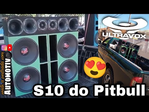S10 PITBULL ALTO FALANTE ULTRAVOX 550/SENTE A PEDRADA SOM AUTOMOTIVO