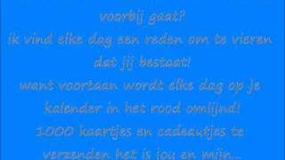 k3 niet verjaardagsfeest lyrics