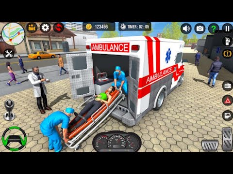 Ambulance Van Emergency Driving 2024 / Helicopter Rescue Simulator /
