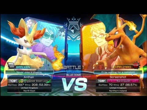 Pokken EX #3 - Anthan (Braixen) vs Screenshot (Charizard)