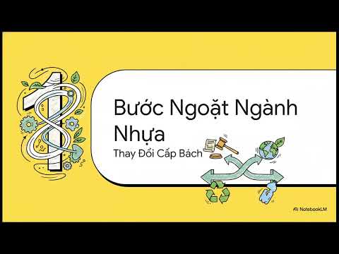 Nhãn sinh thái Việt Nam đối với ngành Nhựa