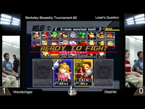SAB Sp16 Bi-Weekly #2 - Losers Quarters: Wavebringer (Peach) vs Delphiki (Young Link, Shiek)
