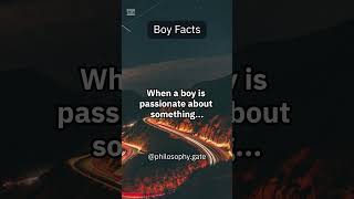 When a boy is passionate about something...