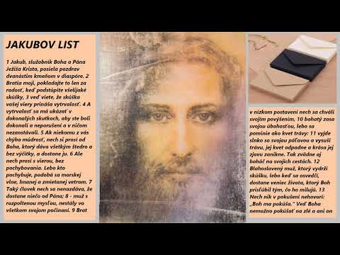 JAKUBOV LIST (s označením čísla kapitoly + verša) + Úvod + Vysvetlivky