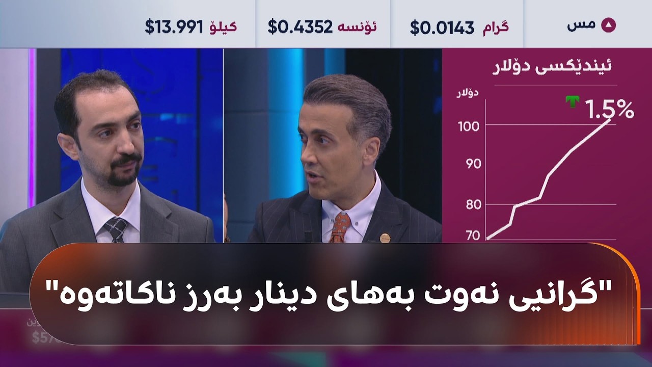 ڤیدیۆ | د. ترەیدەر: لە ماوەیەکی کورتدا دینارێکی لاواز دەبینین و گرانیی نەوت بەهاکەی بەرزناکاتەوە